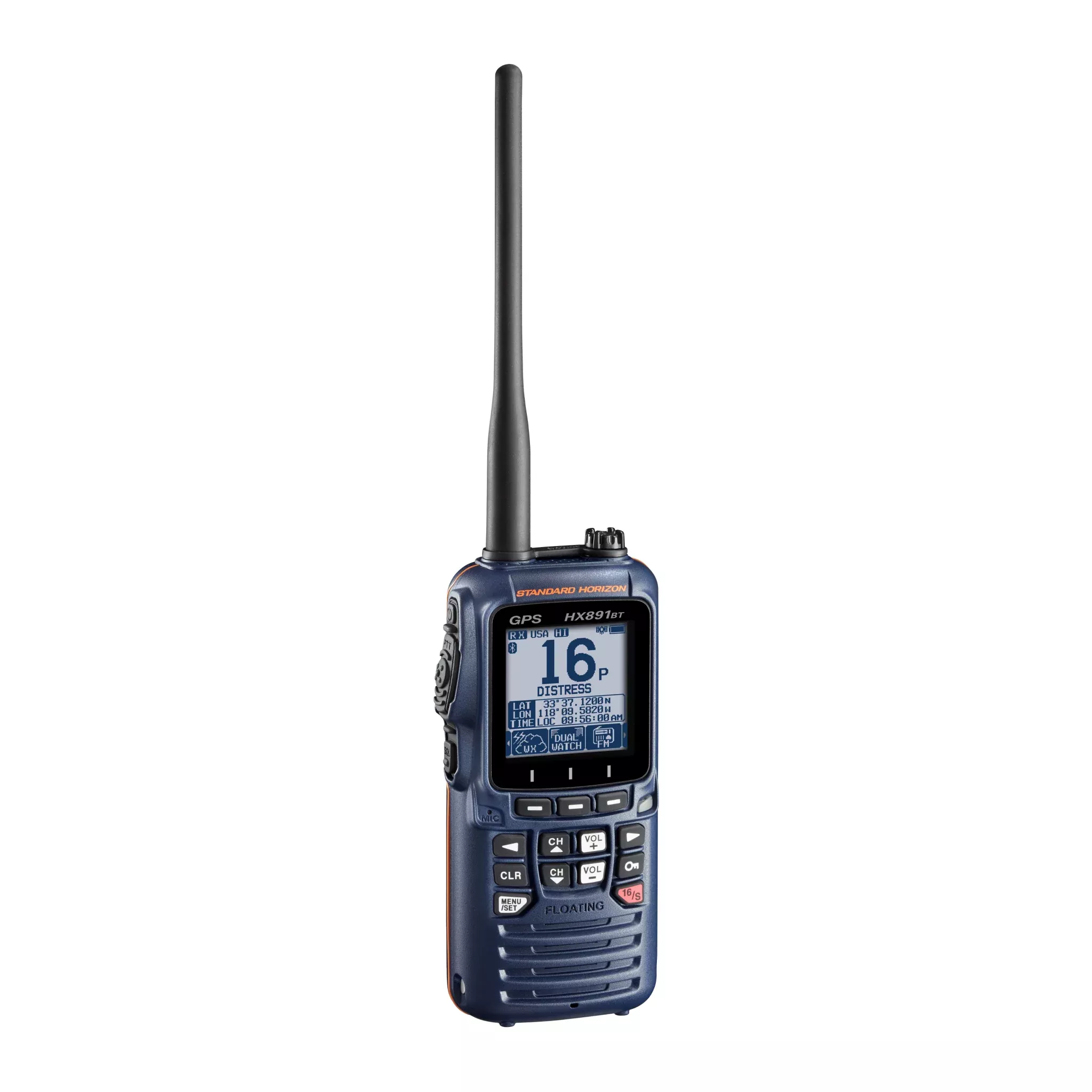 Floating Class H DSC Handheld VHF/GPS - 6W