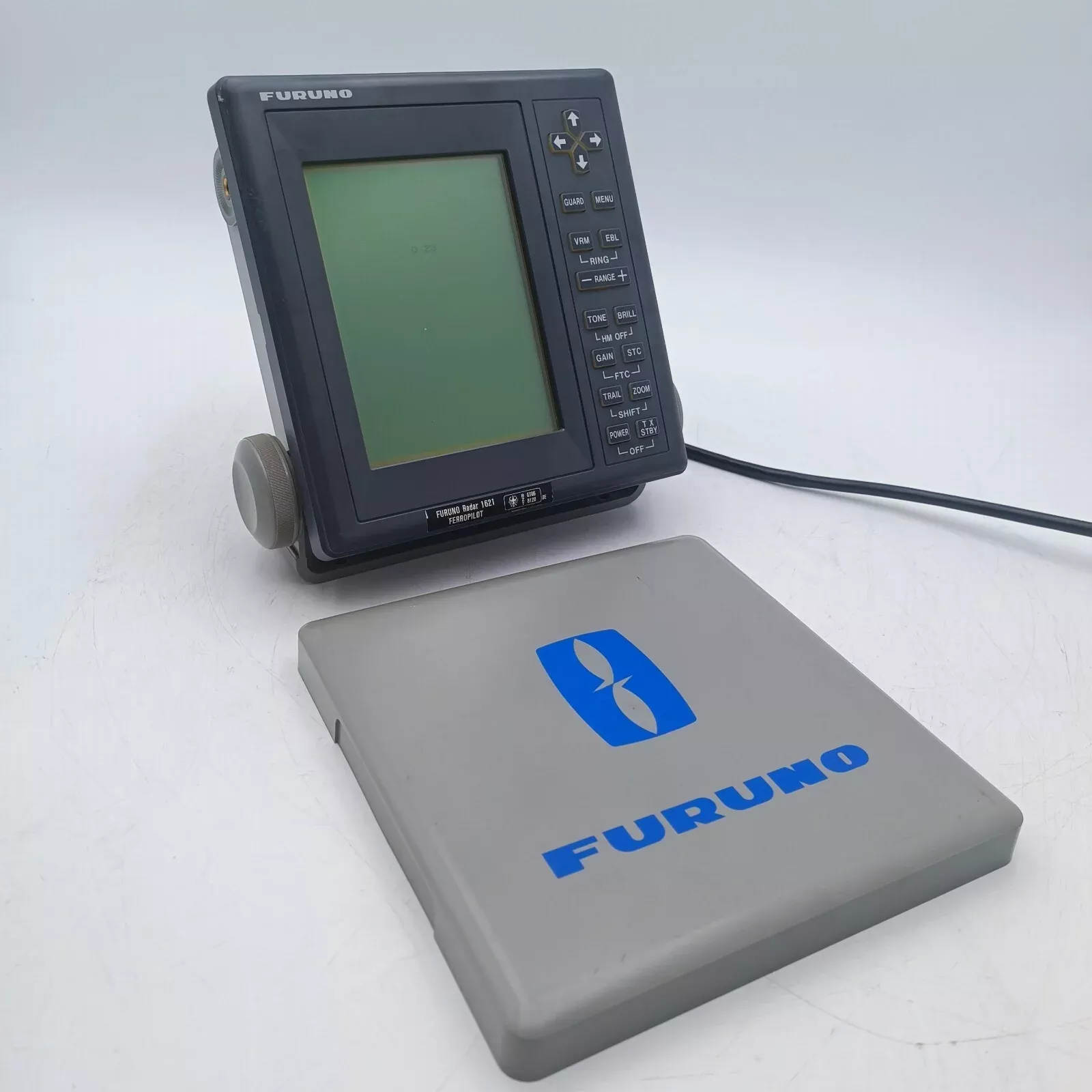 Furuno 1621 RDP-105 Marine Radar Display Unit W/Mounting Bracket and Sun Cover