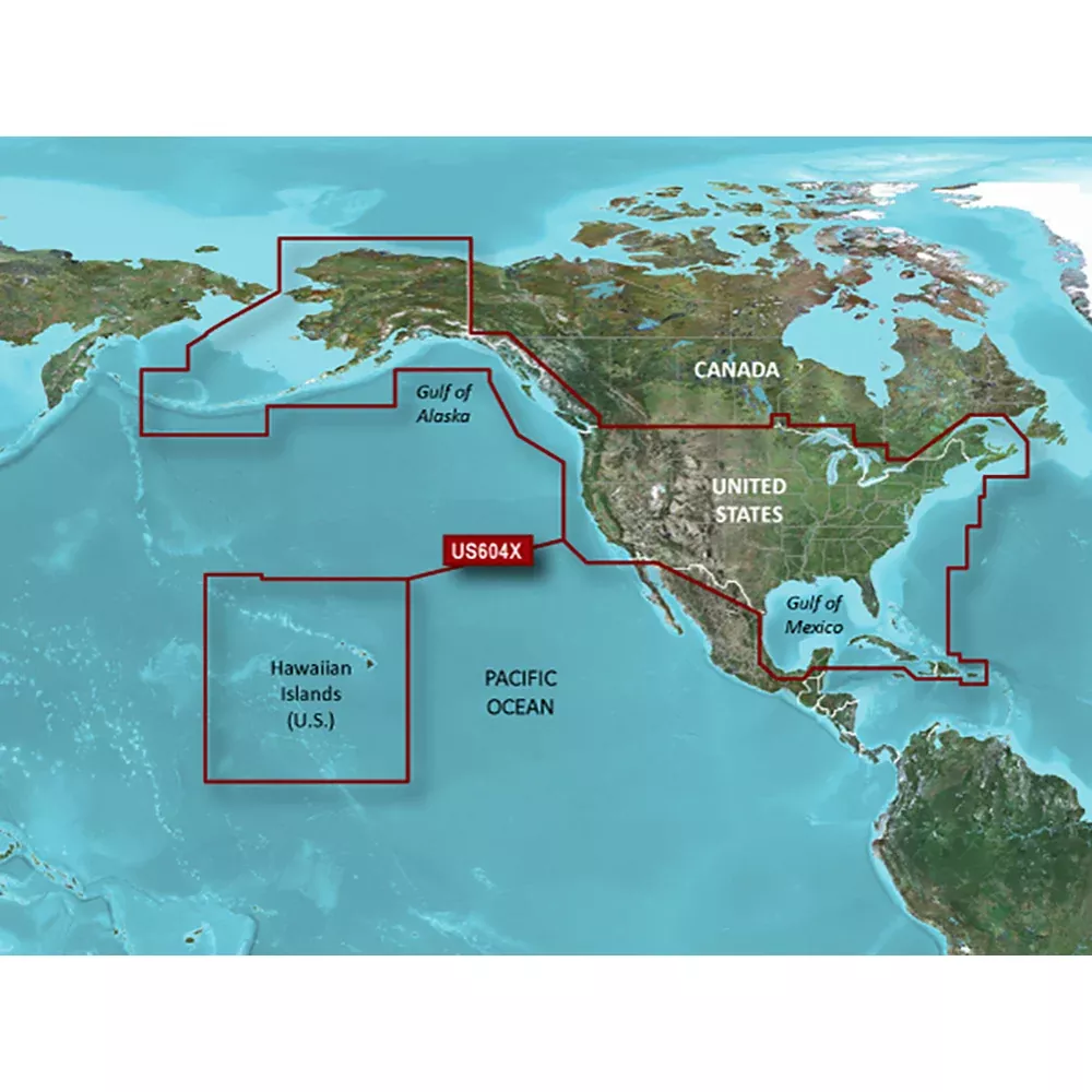Garmin BlueChart g3 HD - HXUS604x - US AllCanadian West - microSD/SD [010-C1018-20]