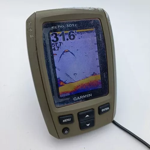 Garmin Echo 301c Sonar Fish Finder w/ Down Imaging Down Vu Sounder FishFinder