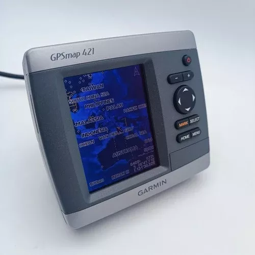 GARMIN GPSMAP 421 Marine Color CHARTPLOTTER NMEA2000 GPS NAVIGATION Bluecahrt