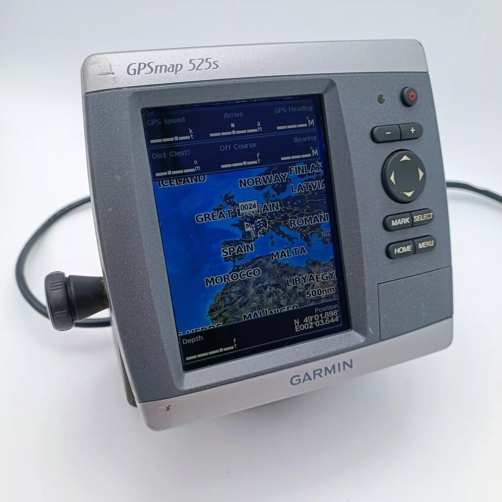 Garmin GPSMAP 525s Color Chartplotter SONAR - Built in GPS - PERFECT! WARRANTY!