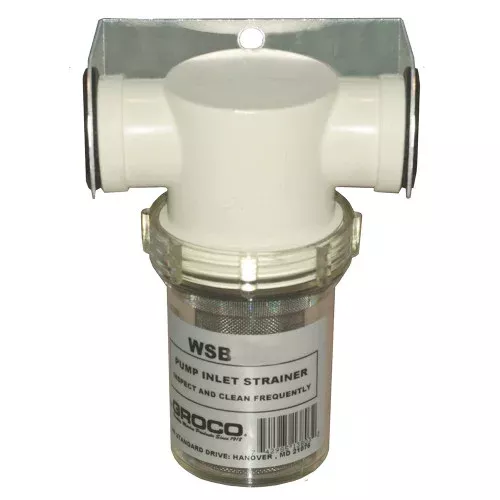 GROCO 1″ Fresh Water Strainer w/Plastic Basket WSB-1000-P