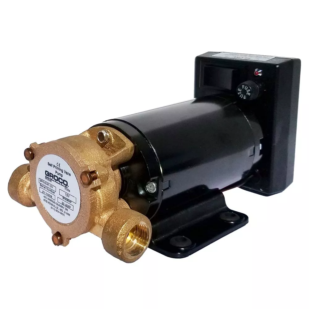 GROCO Commercial Duty Reversing Vane Pump - 24V [SPO-80-R 24V]