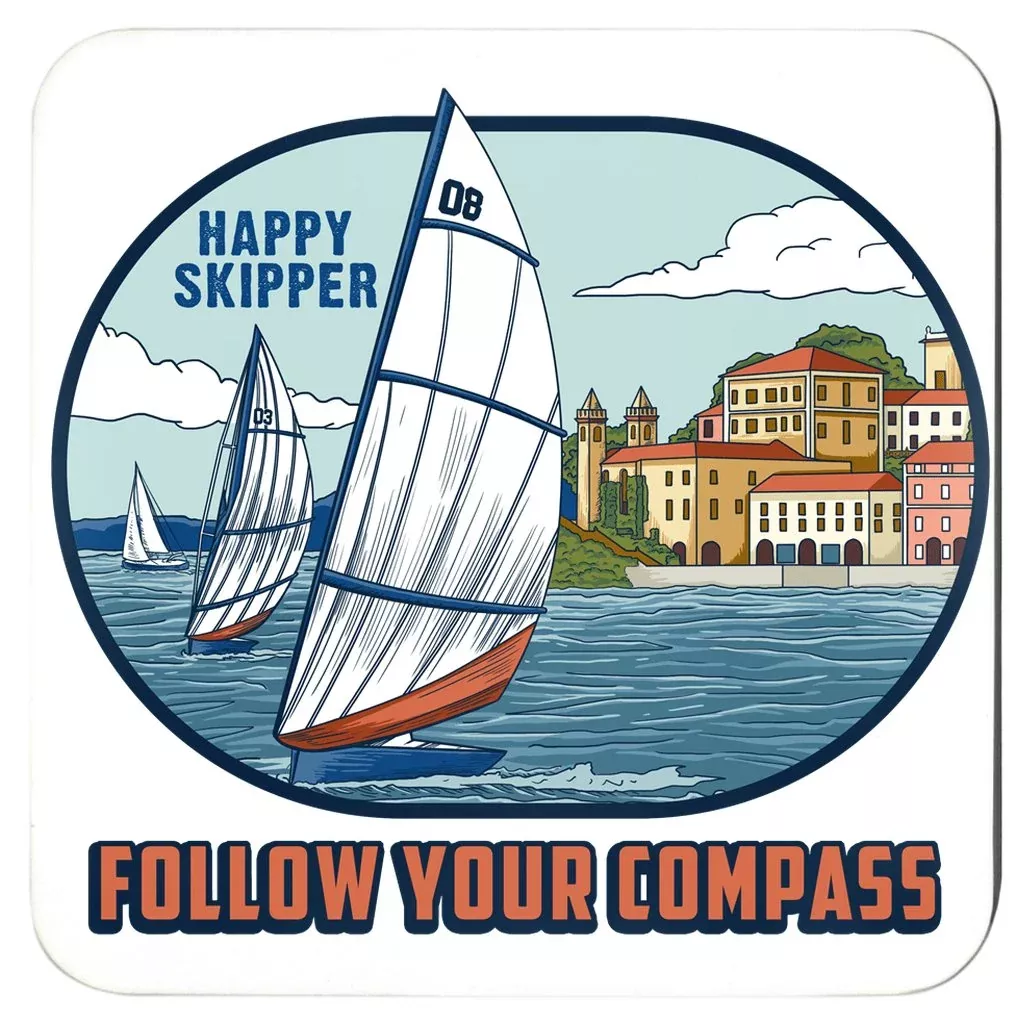 Happy Skipper™ Chill Sail Coasters