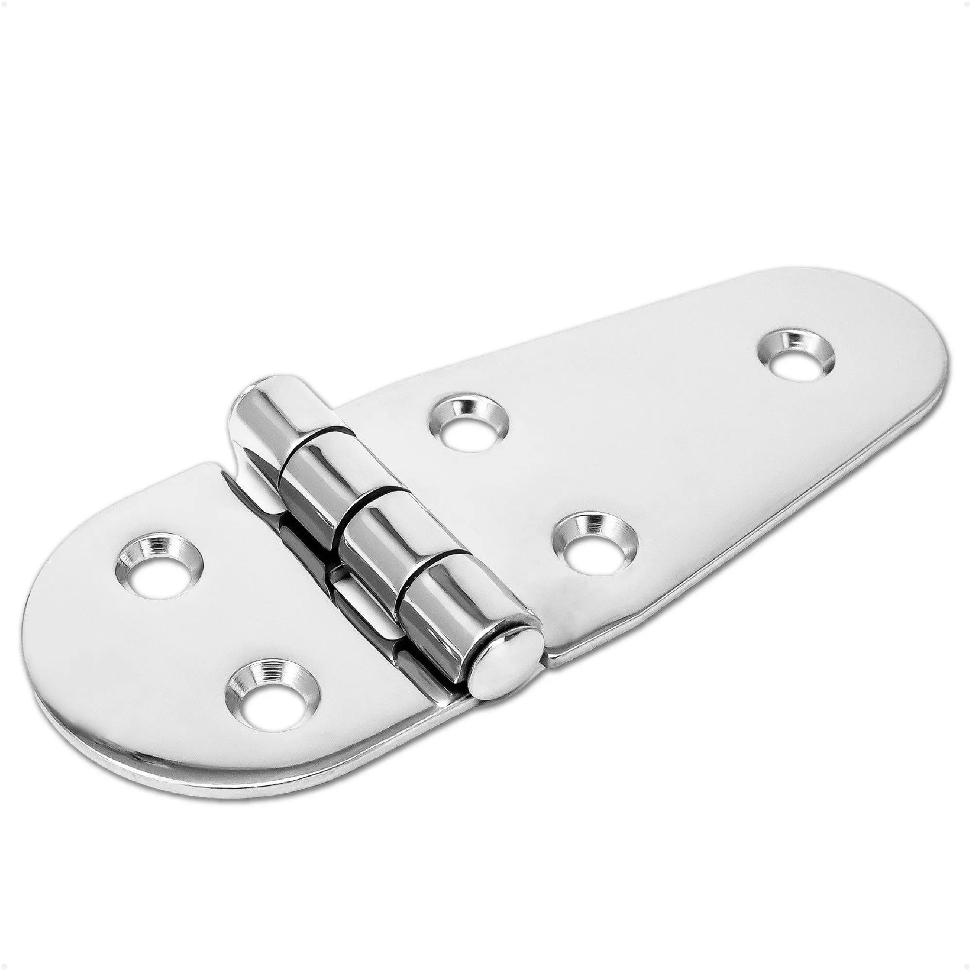 Hatch Hinge 4-1/16" x 1-1/2", AISI 316 Stainless Steel