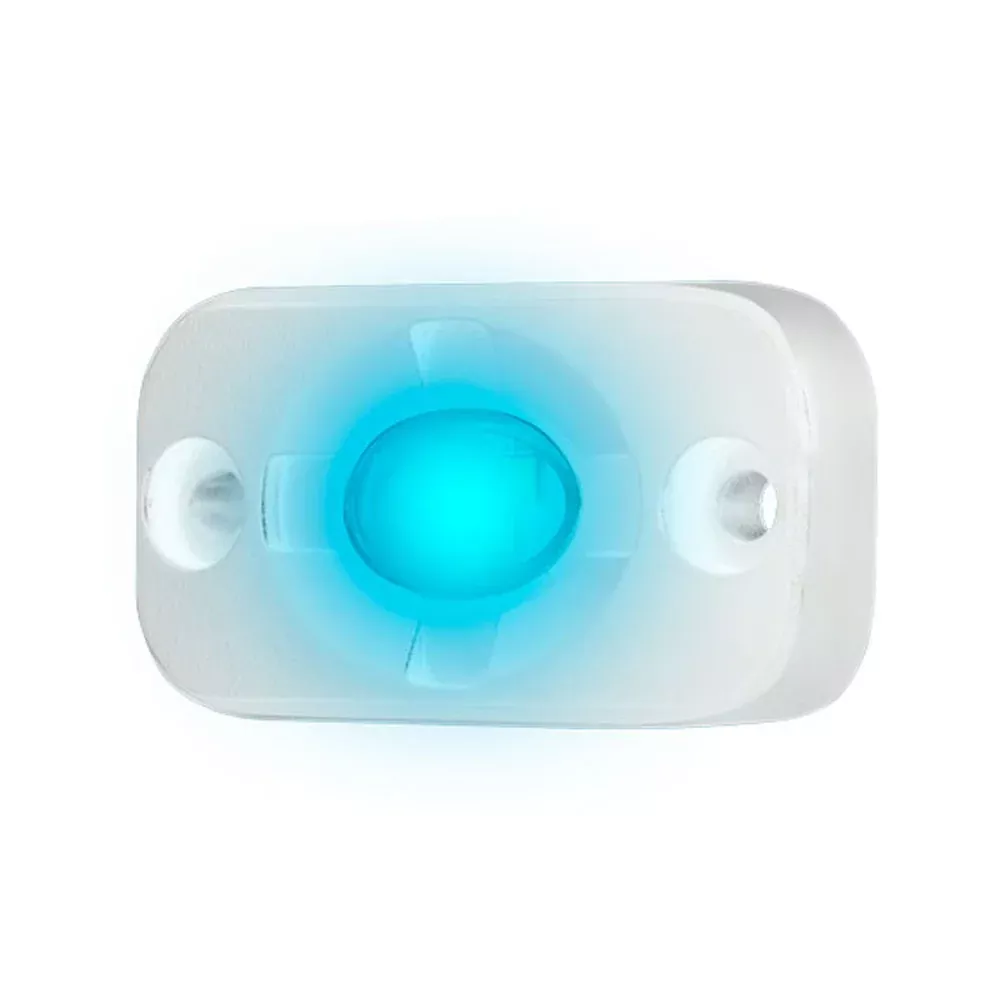 HEISE Marine Auxiliary Accent Lighting Pod - 1.5" x 3" - White/Blue [HE-ML1B]
