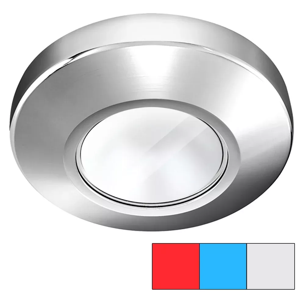 i2Systems Profile P1120 Tri-Light Surface Light - Red, Cool WhiteBlue - Chrome Finish [P1120Z-11HAE]