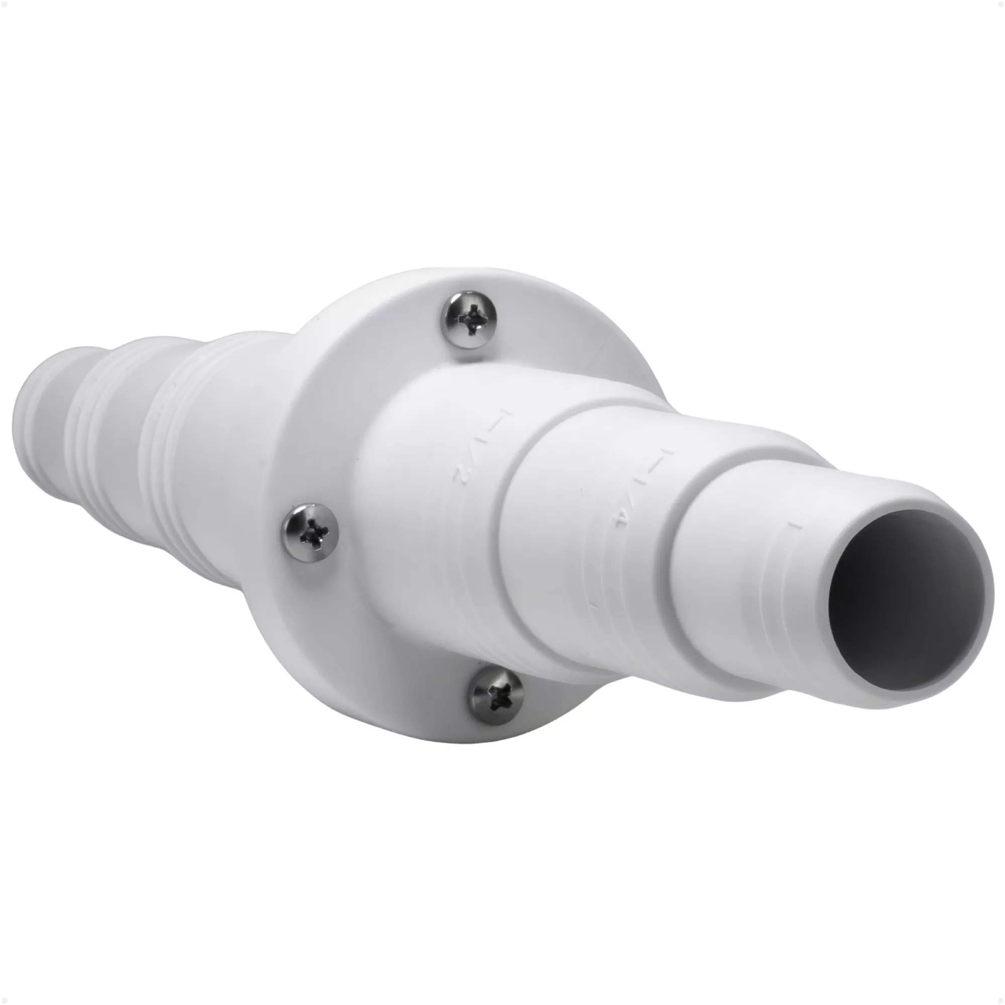 In-Line Check Valve with Stepped Connection 1"-1-1/4"-1-1/2", One-Way Flow