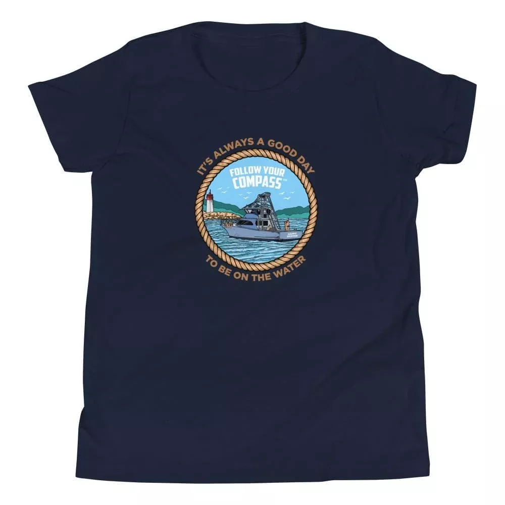 It's Alway a Good Day to be on the Water™ Youth Short Sleeve T-Shirt
