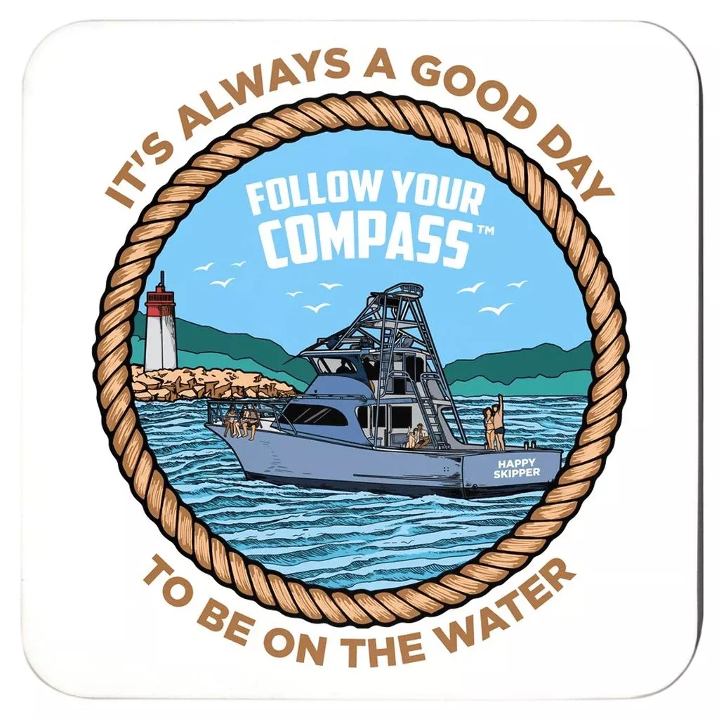 It's Always a Good Day to be on the Water™ Coasters