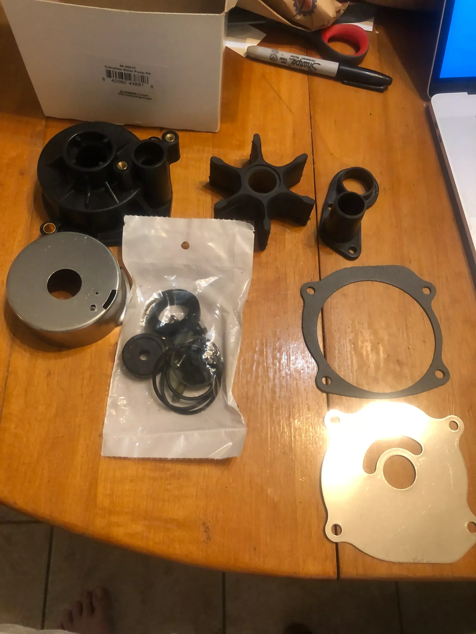 Johnson Evinrude 5001594 Water Pump repair kit for V4 V6 Looper engines Red Rhino brand