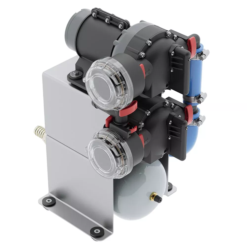 Johnson Pump Aqua Jet II Duo 2L WPS - 10.4 GPM - 12V - 2.8 Bar [10-25005-01]