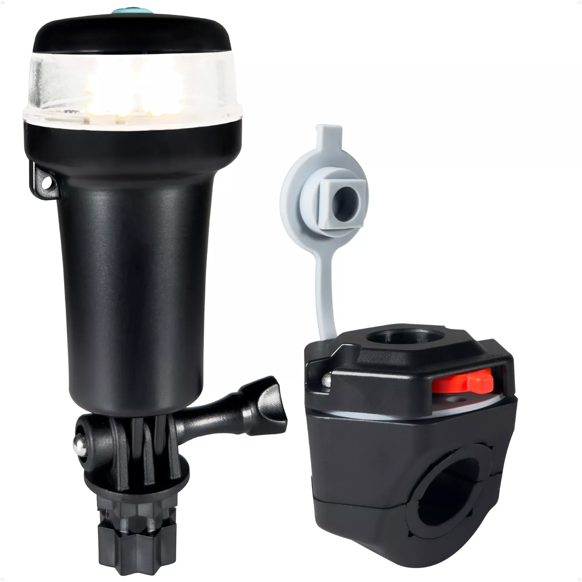 LED Anchor Navigation Light, Fold-Down, Rail Mount, Battery-Powered - 2NM