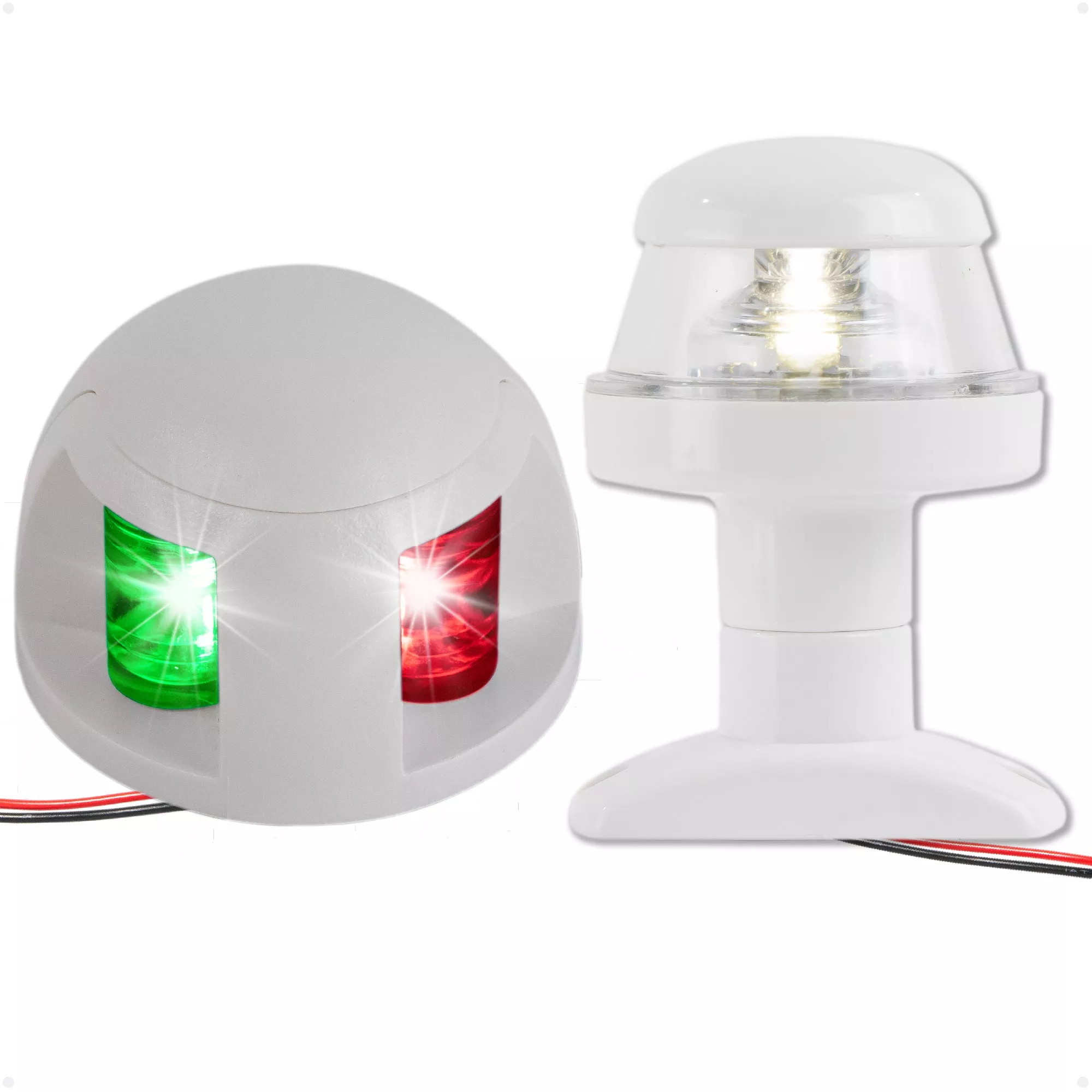 LED Bi-Color & Anchor Navigation Light Kit, 12V DC - 2NM