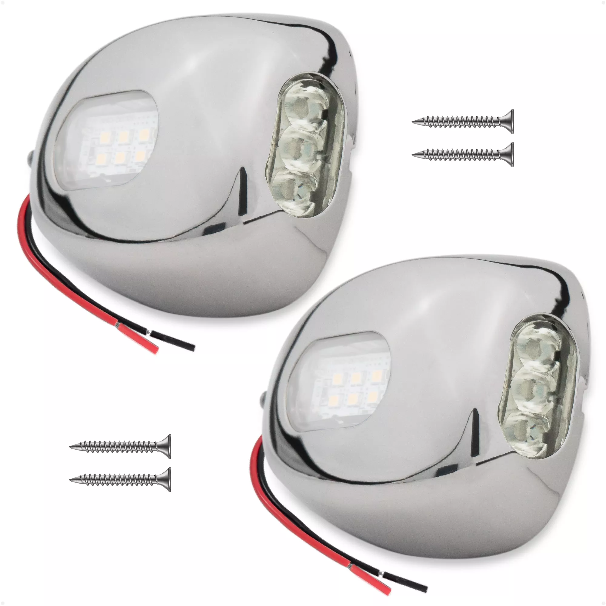 LED Docking Lights, 12V, 2-Pack
