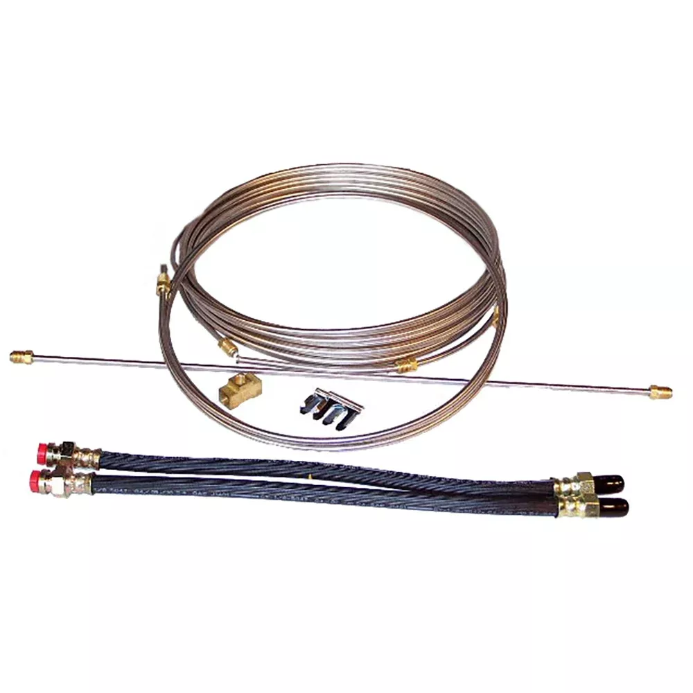 Load Rite Stainless Steel Brake Line Kit - Single Axle [6016.10S]