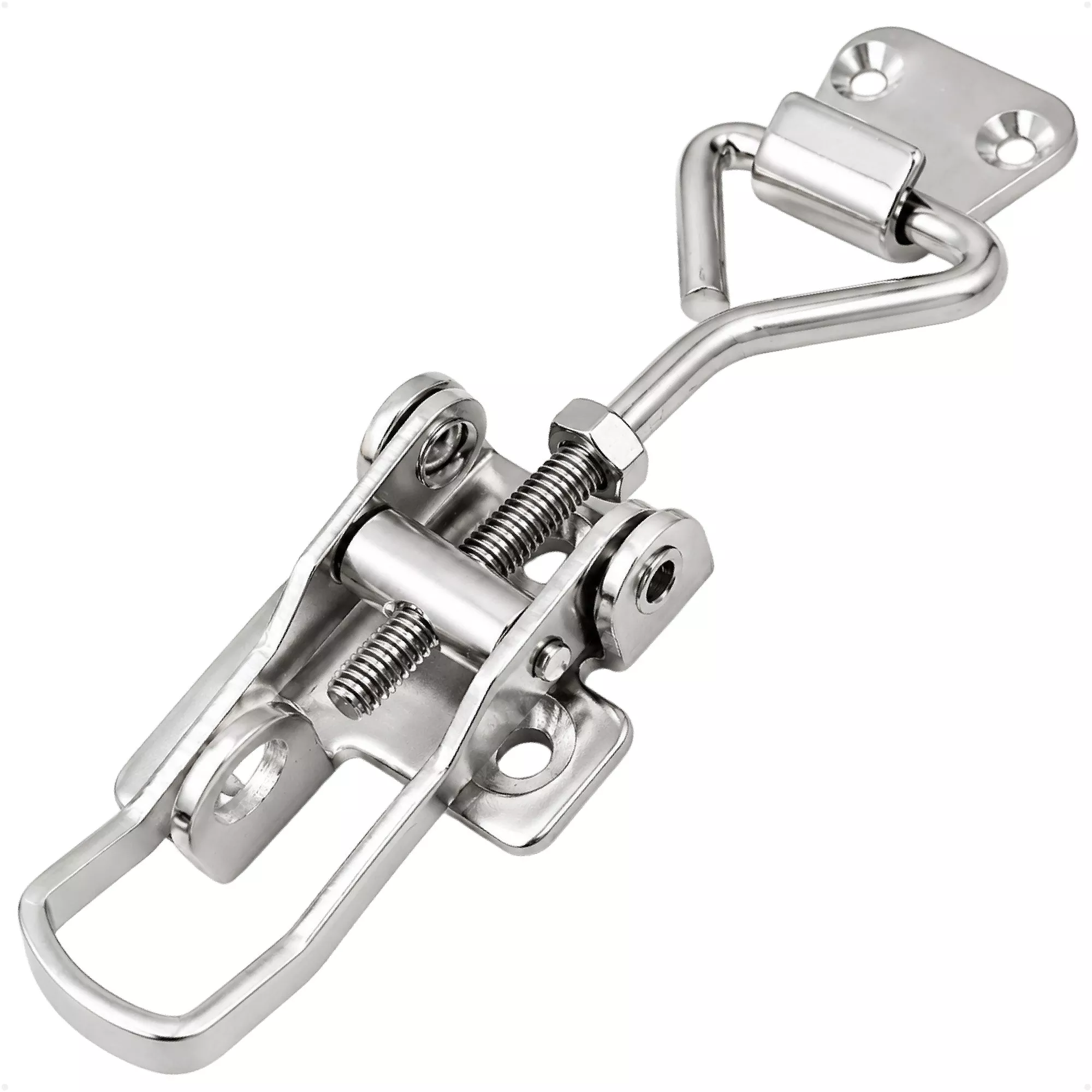 Locker Hatch Anti-Rattle Toggle Latch, Stainless Steel