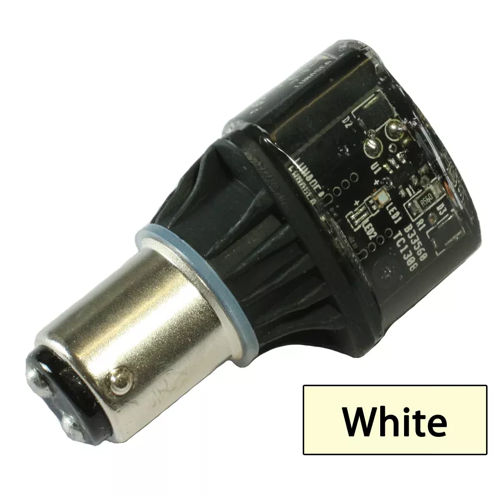 Lunasea Single-Color LED Replacement Bulb – 10-30VDC – White[LLB-28NW-24-SY]