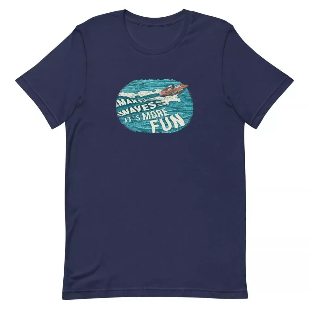 Make Waves It's More Fun™ Short-Sleeve Unisex T-Shirt