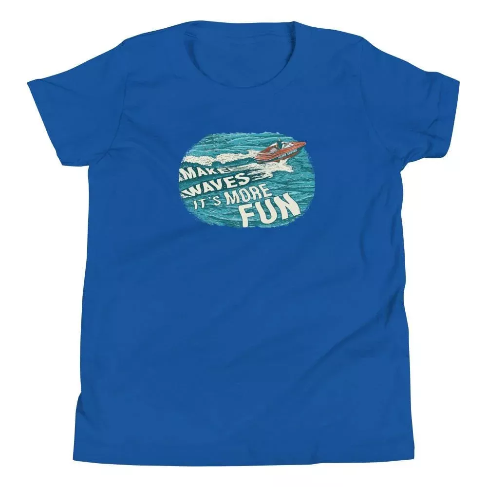 Make Waves It's More Fun™ Youth Short Sleeve T-Shirt