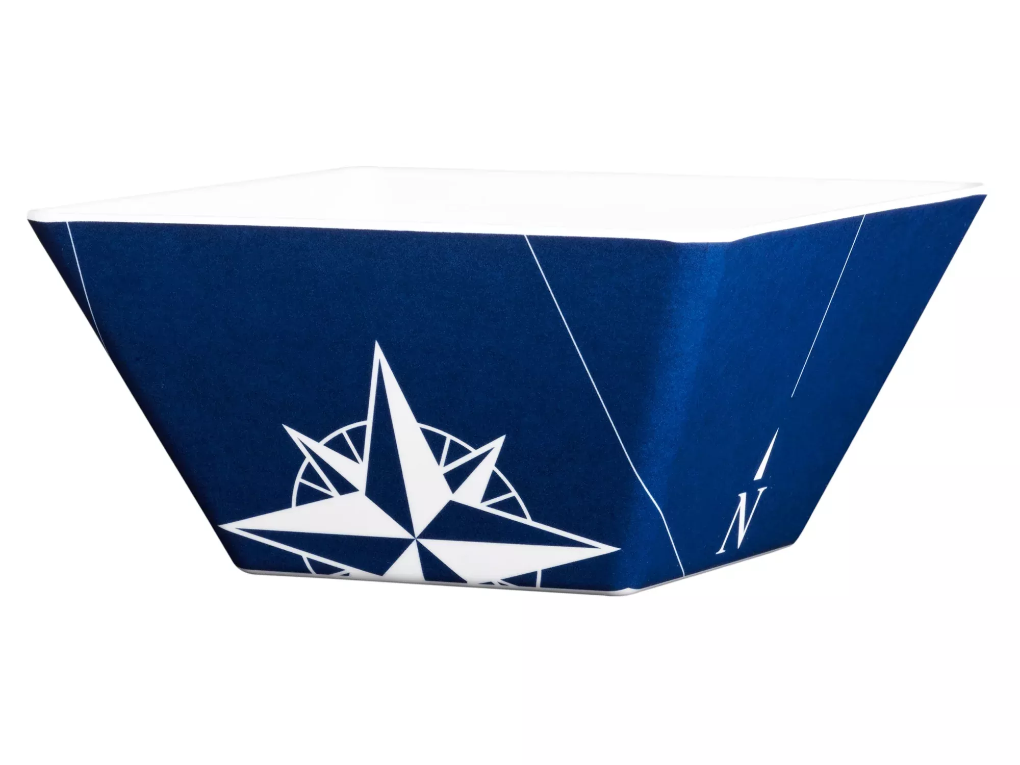 Marine Business 6-Piece Melamine Square Dessert Plate, Northwind (15023)