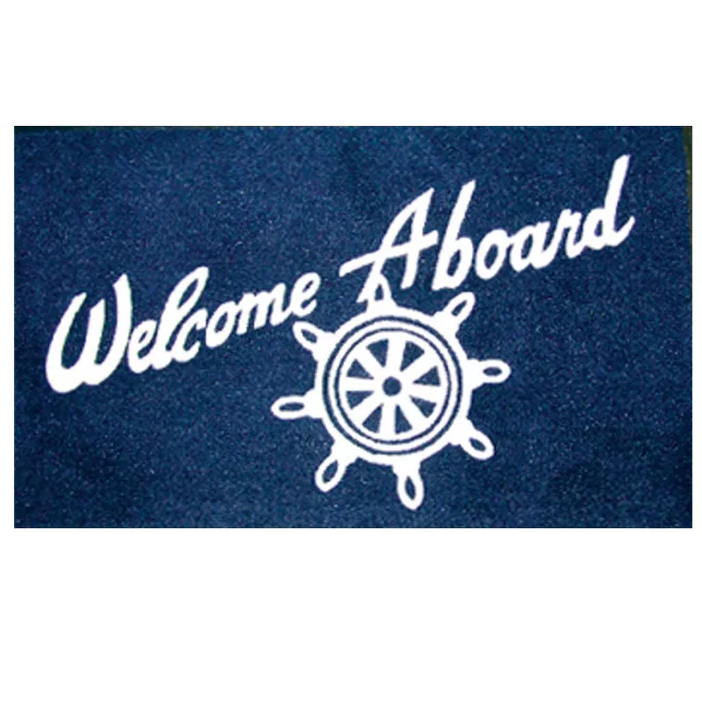 Matworks Welcome Aboard Mat - Navy