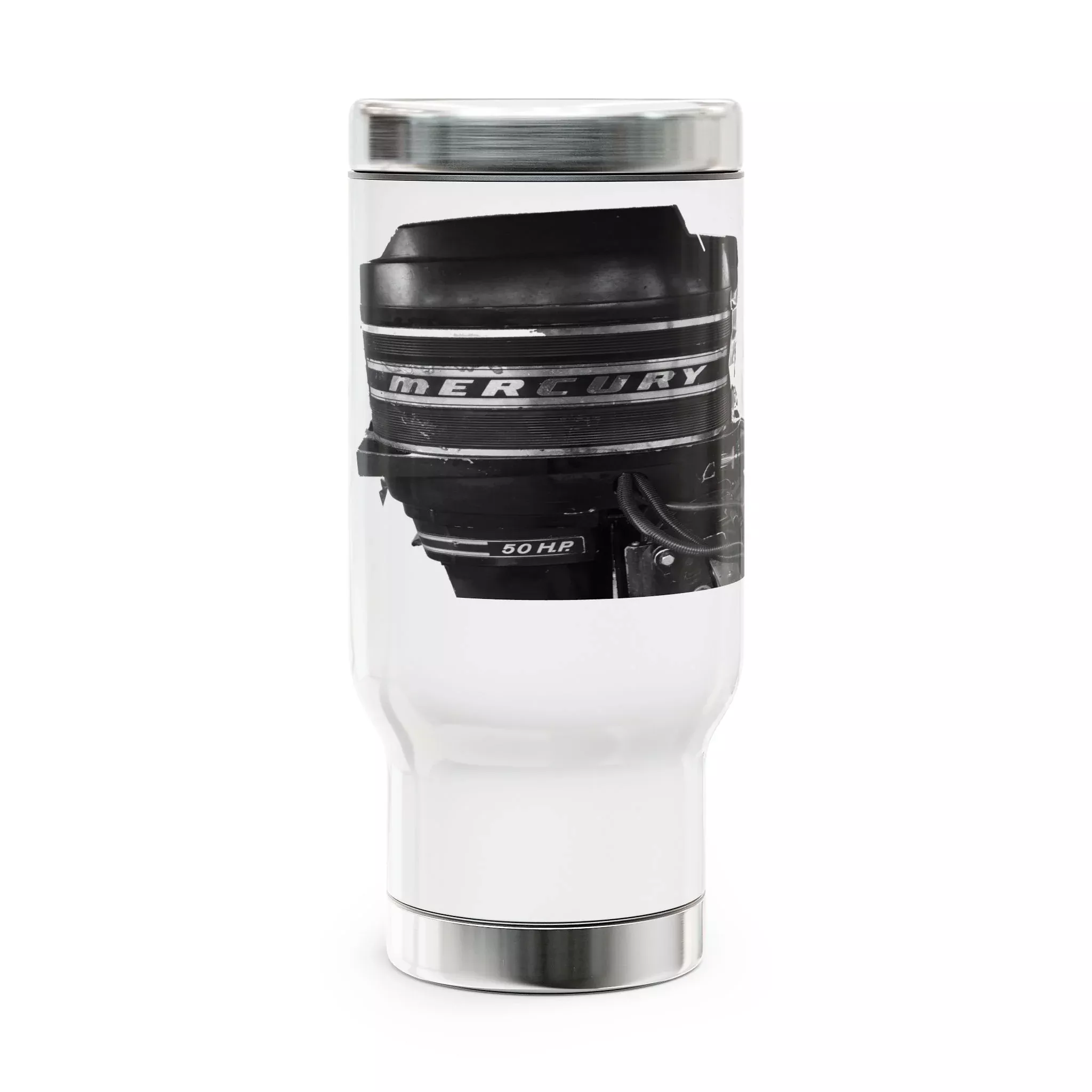 Mercury 500 Stainless Steel Travel Mug with Handle, 14oz