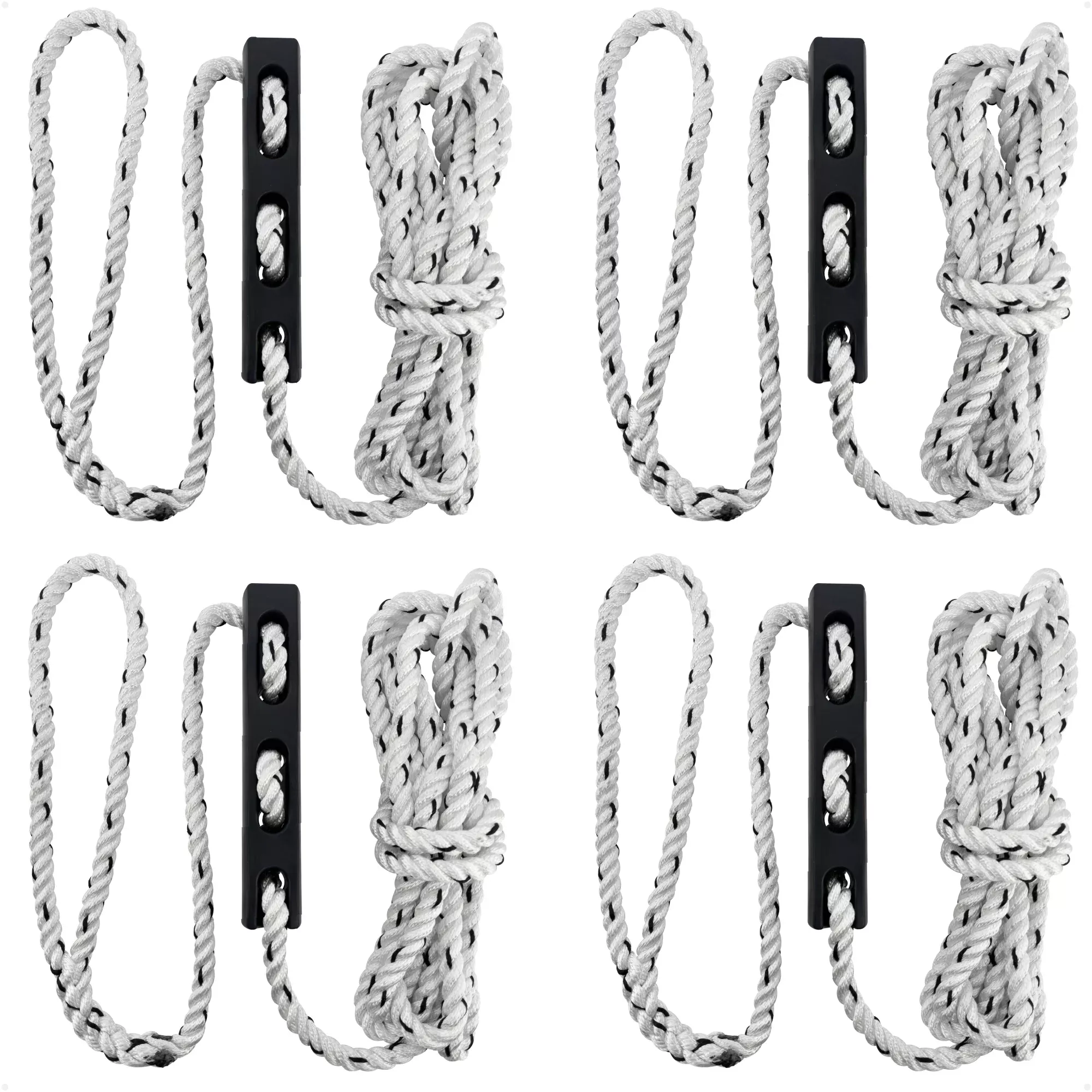 Mooring Snubber Docking Kit, 5/8" x 20' Dock Lines, 4-Pack