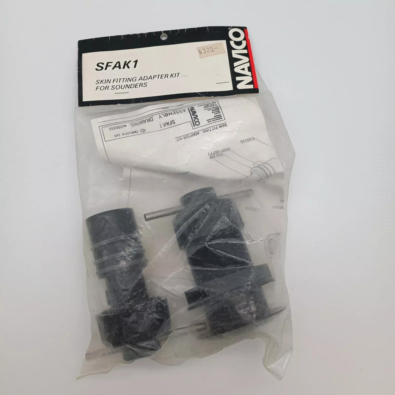 NAVICO Skin Fitting Adapter Kit for Sounders Boats SFAK1 Blanking Plug DL200