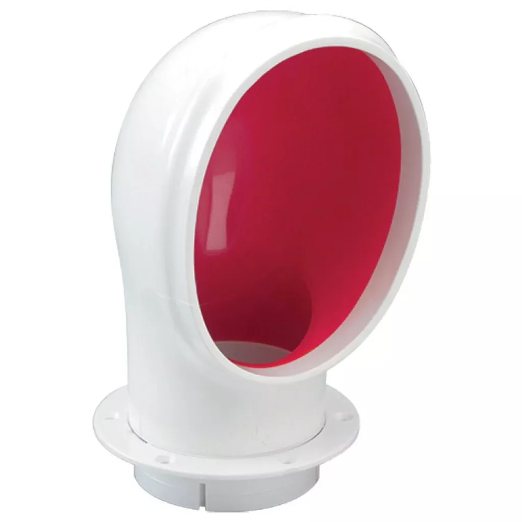 Nicro 3" Red Interior Snap-in Cowl Vent