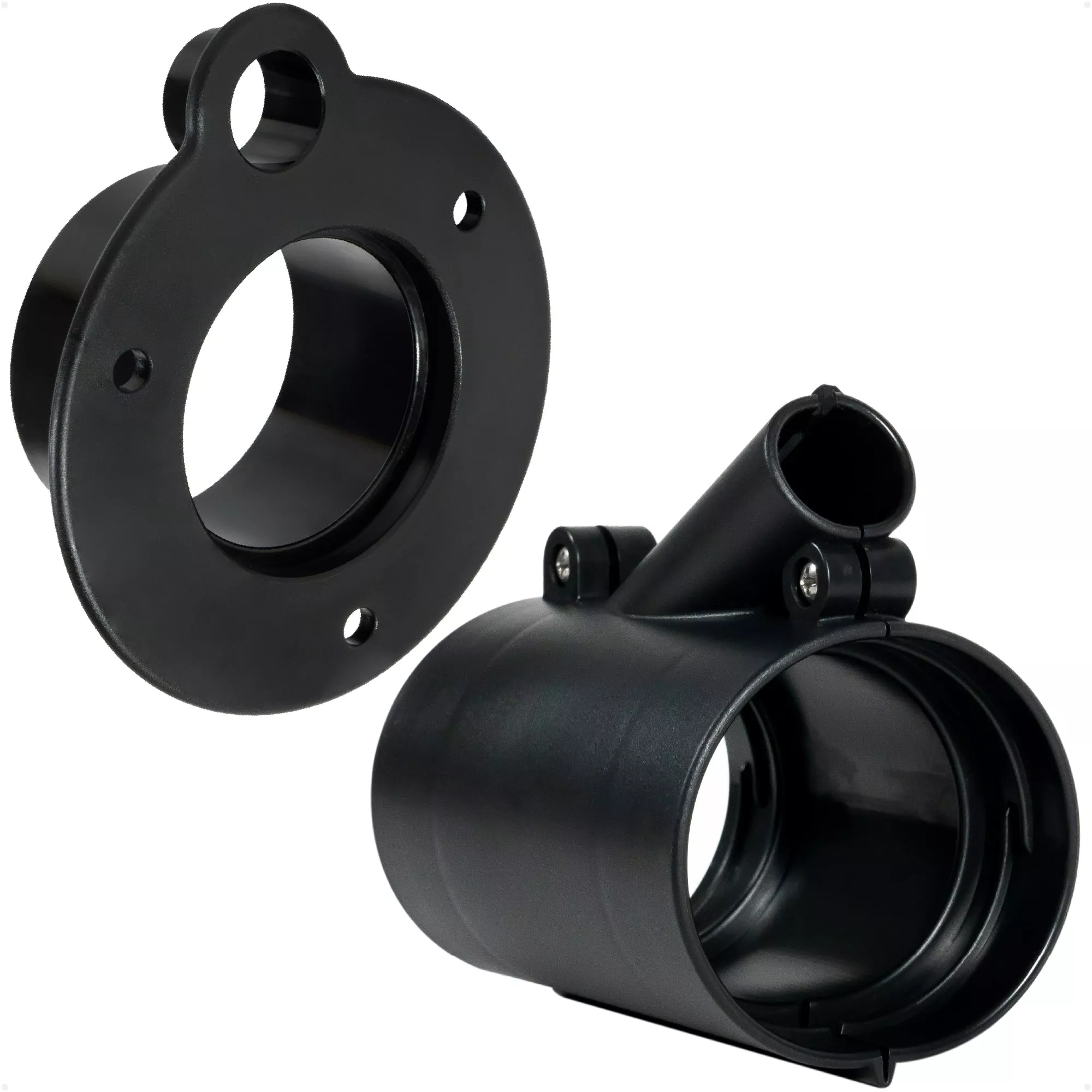 Outboard Rigging Flange with Fuel Hose Port & Hose Union Kit