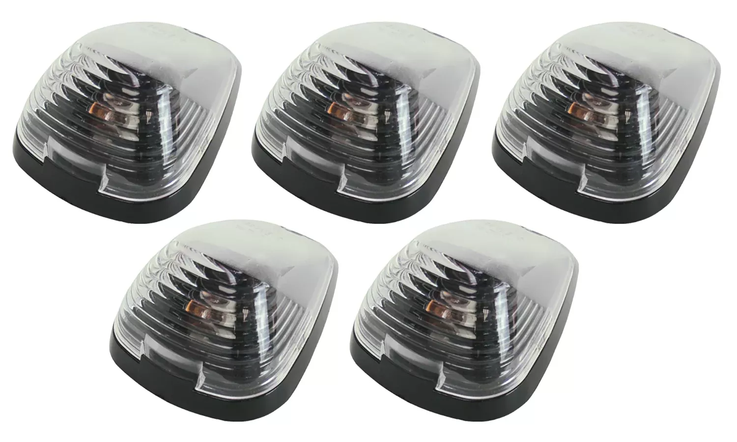 Pacer Performance - 20-235C - Truck Cab Light -20-235C Clear Hi-5 Cab Roof Light Kit, 99-16 Ford Style - P/N: 20-235C