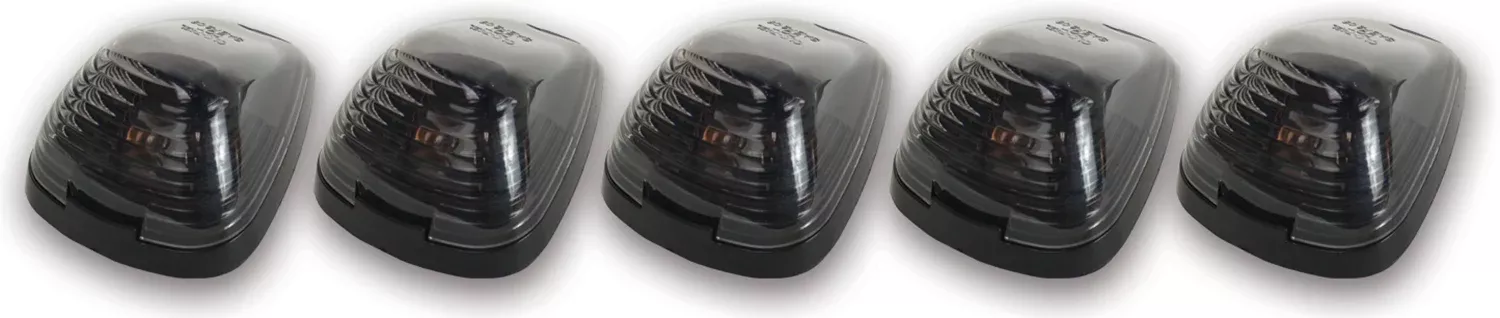 Pacer Performance - 20-236S - Truck Cab Light -20-236S LED Smoke Hi-5 Cab Roof Light Kit, 99-16 Ford Style - P/N: 20-236S
