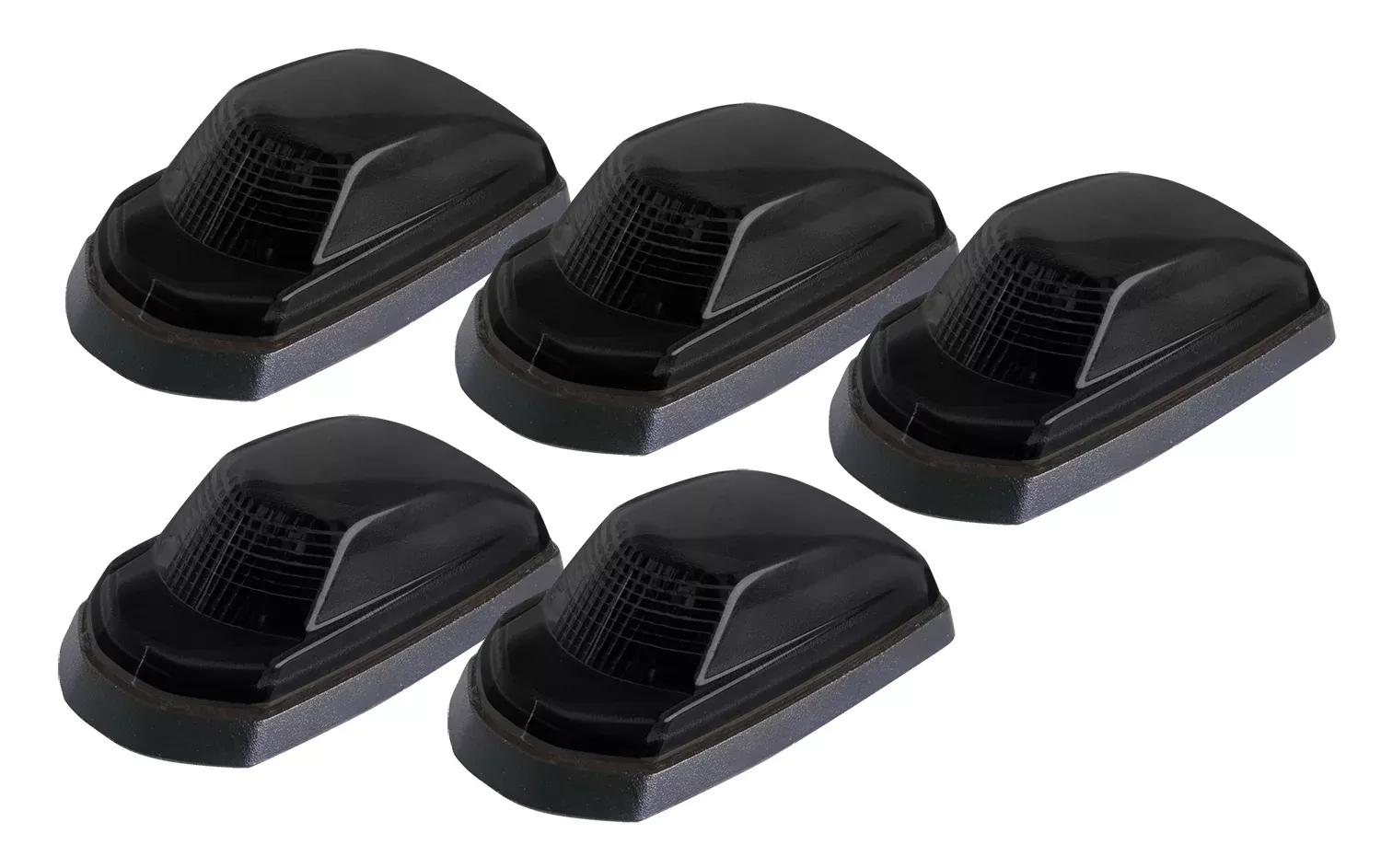 Pacer Performance - 20-237S - Truck Cab Light -20-237S LED Amber Hi-5 Cab Roof Light Kit, 17-20 Ford Style - P/N: 20-237S