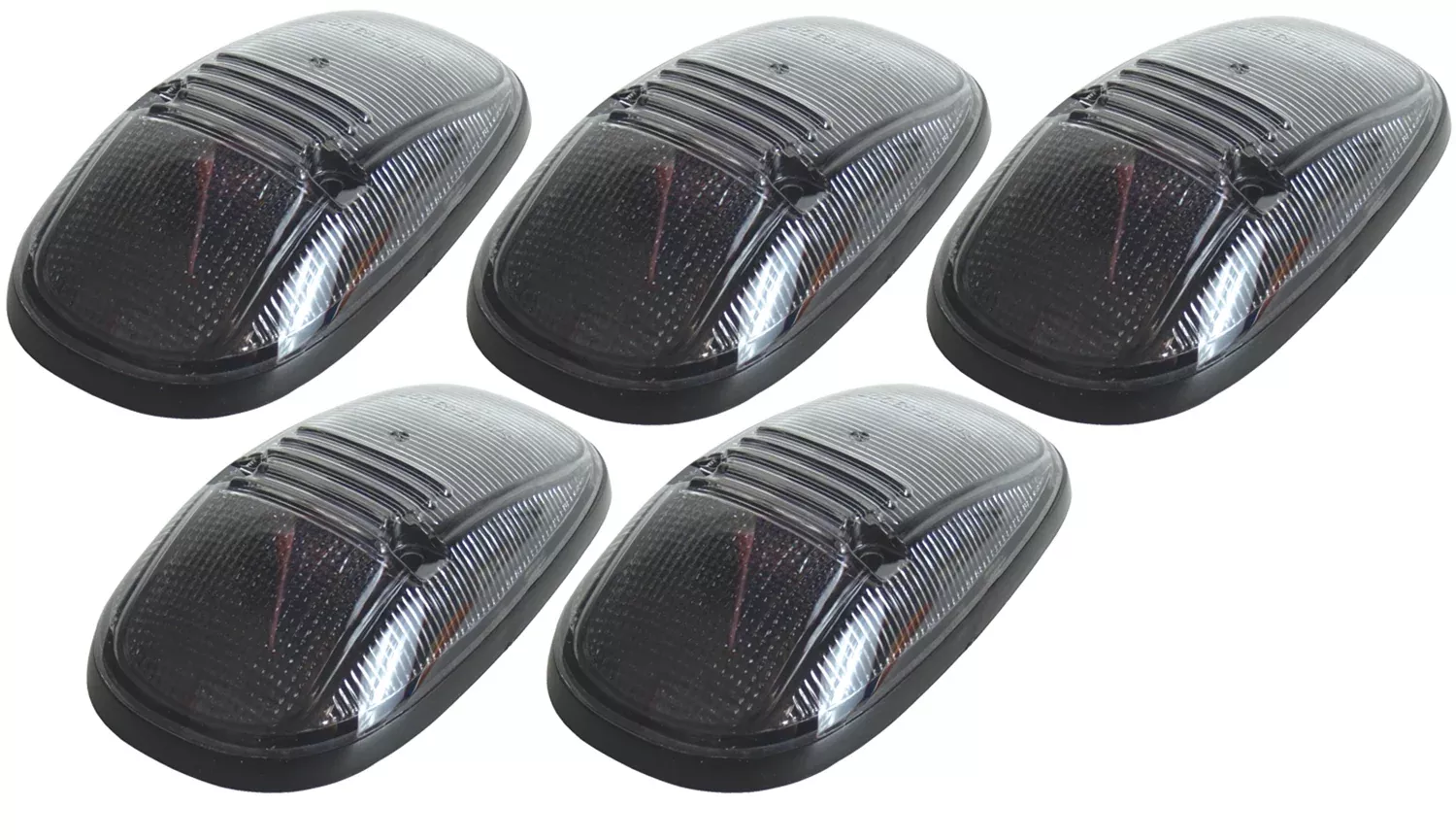 Pacer Performance - 20-245S - Truck Cab Light -20-245S Smoke Hi-5 Cab Roof Light Kit, 99-02 Dodge Style - P/N: 20-245S