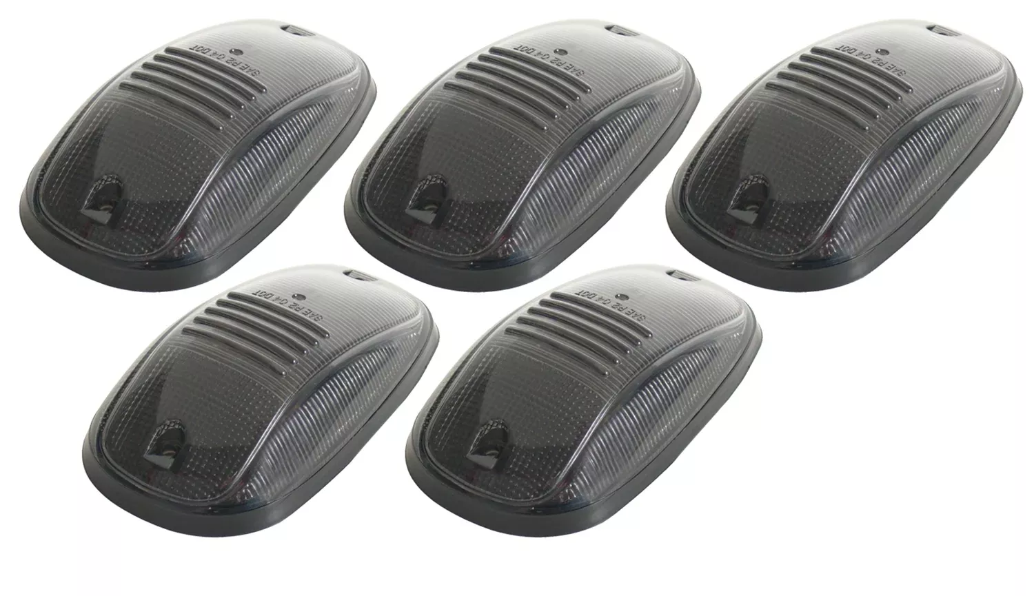 Pacer Performance - 20-246S - Truck Cab Light -20-246S Smoke Hi-5 Cab Roof Light Kit, 03-17 Dodge Style - P/N: 20-246S