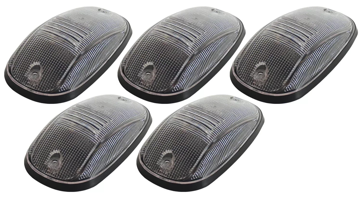 Pacer Performance - 20-247C - Truck Cab Light -20-247C LED Clear Hi-5 Cab Roof Light Kit, 03-17 Dodge Style - P/N: 20-247C