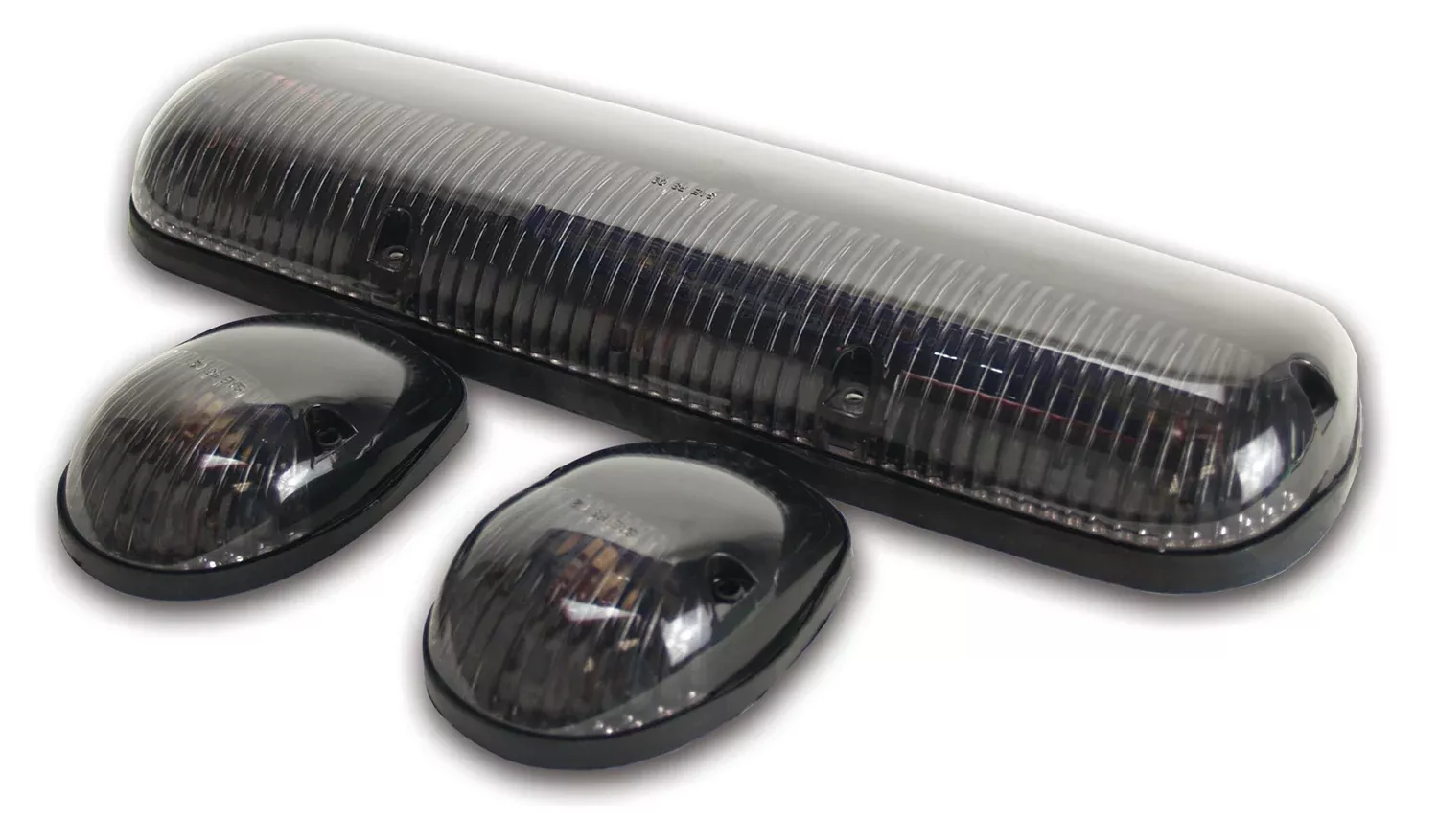Pacer Performance - 20-253S - Truck Cab Light -20-253S LED Smoke Hi-5 Cab Roof Light Kit, 02-07 GM Style - P/N: 20-253S