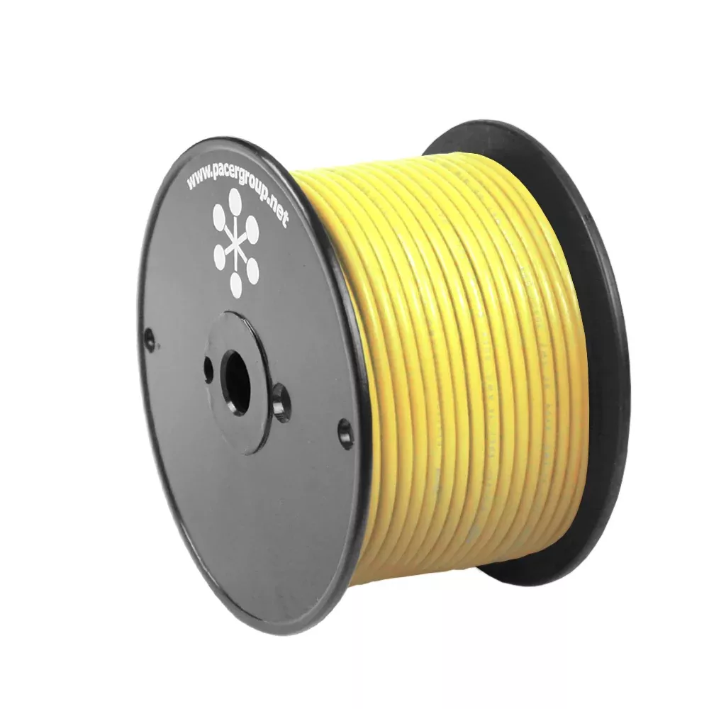 Pacer Yellow 12 AWG Primary Wire - 100[WUL12YL-100]