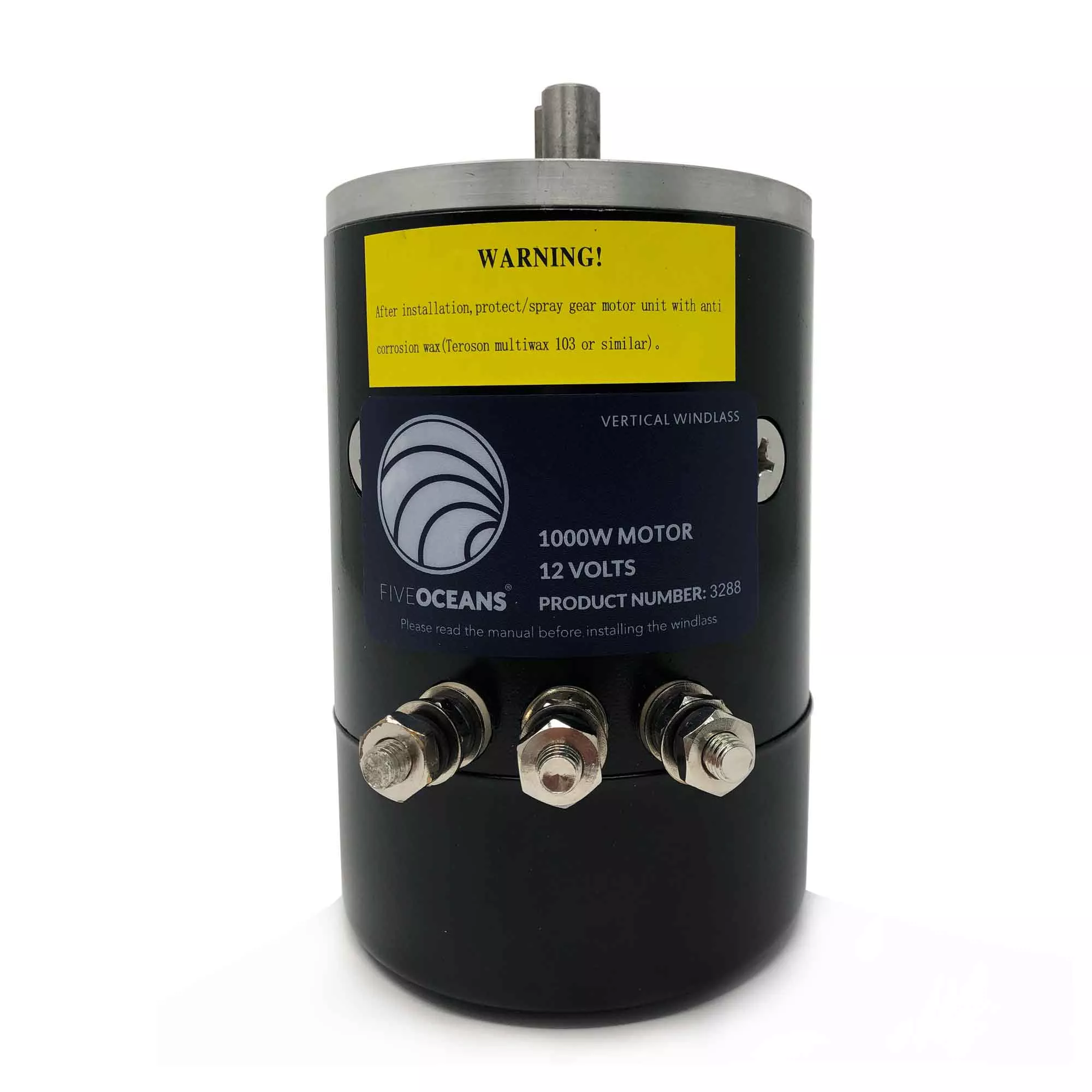 Pacific 1000 Windlass Replacement Motor - 1000-Watts, 12V