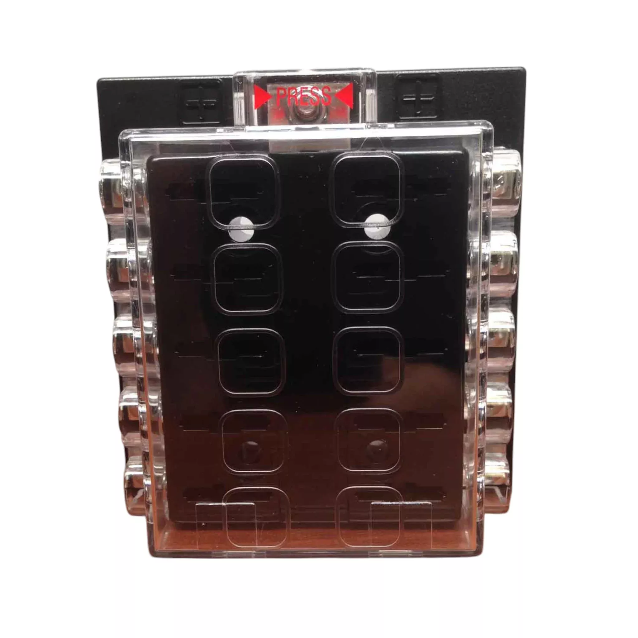 Pactrade Marine 10 Gang Quick Connect Terminal Blade Auto Fuse Panel Holder With Bolts