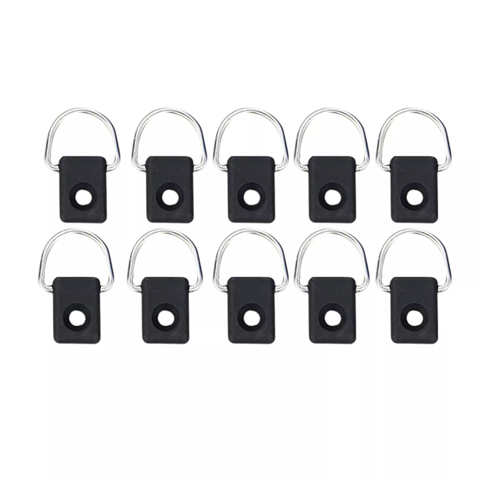 Pactrade Marine 10 PCS Canoe Kayak Boat S.S.D Ring Rigging Fishing Sailing Bungee Kit