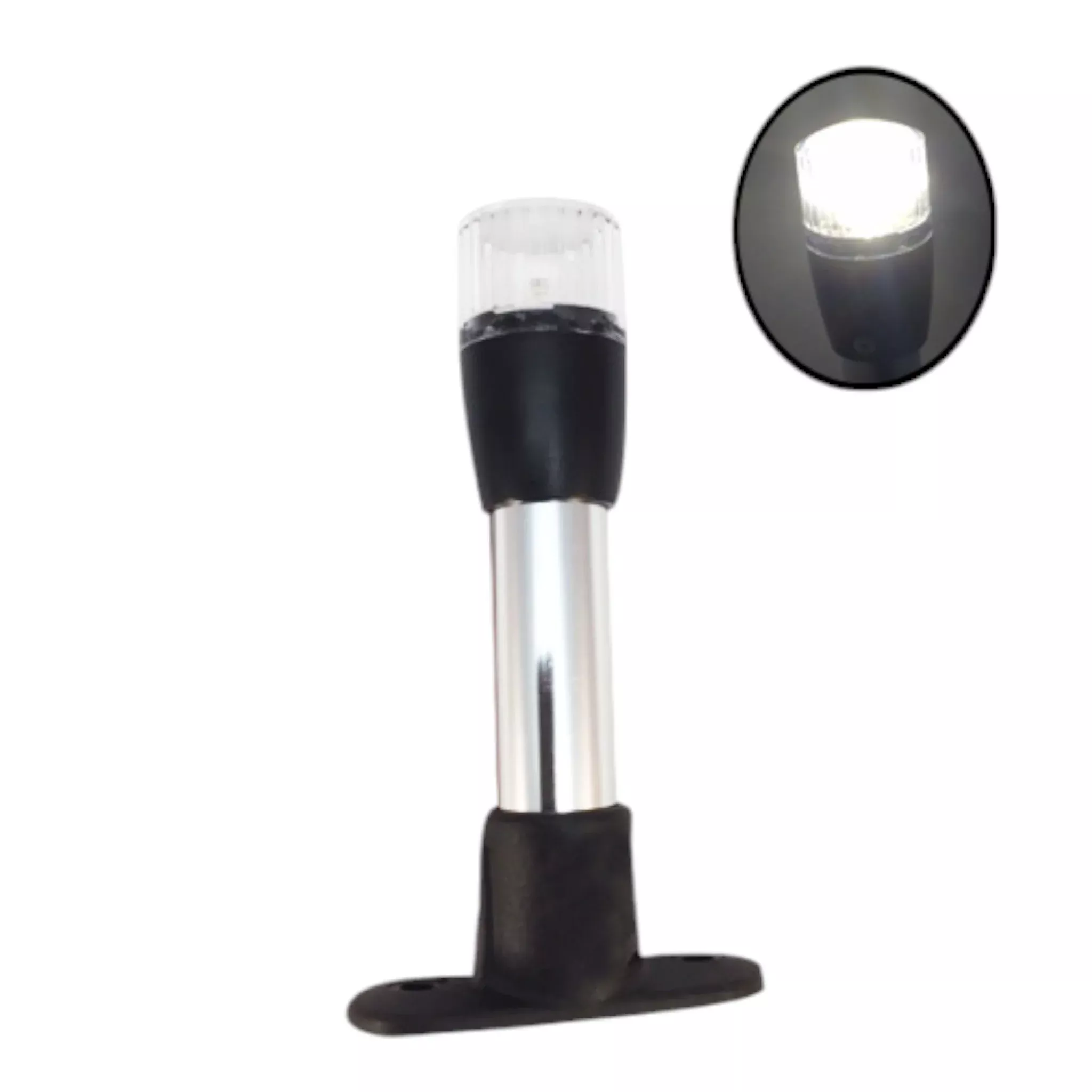 Pactrade Marine All Round Pole Light 5''H LED Navigation Light