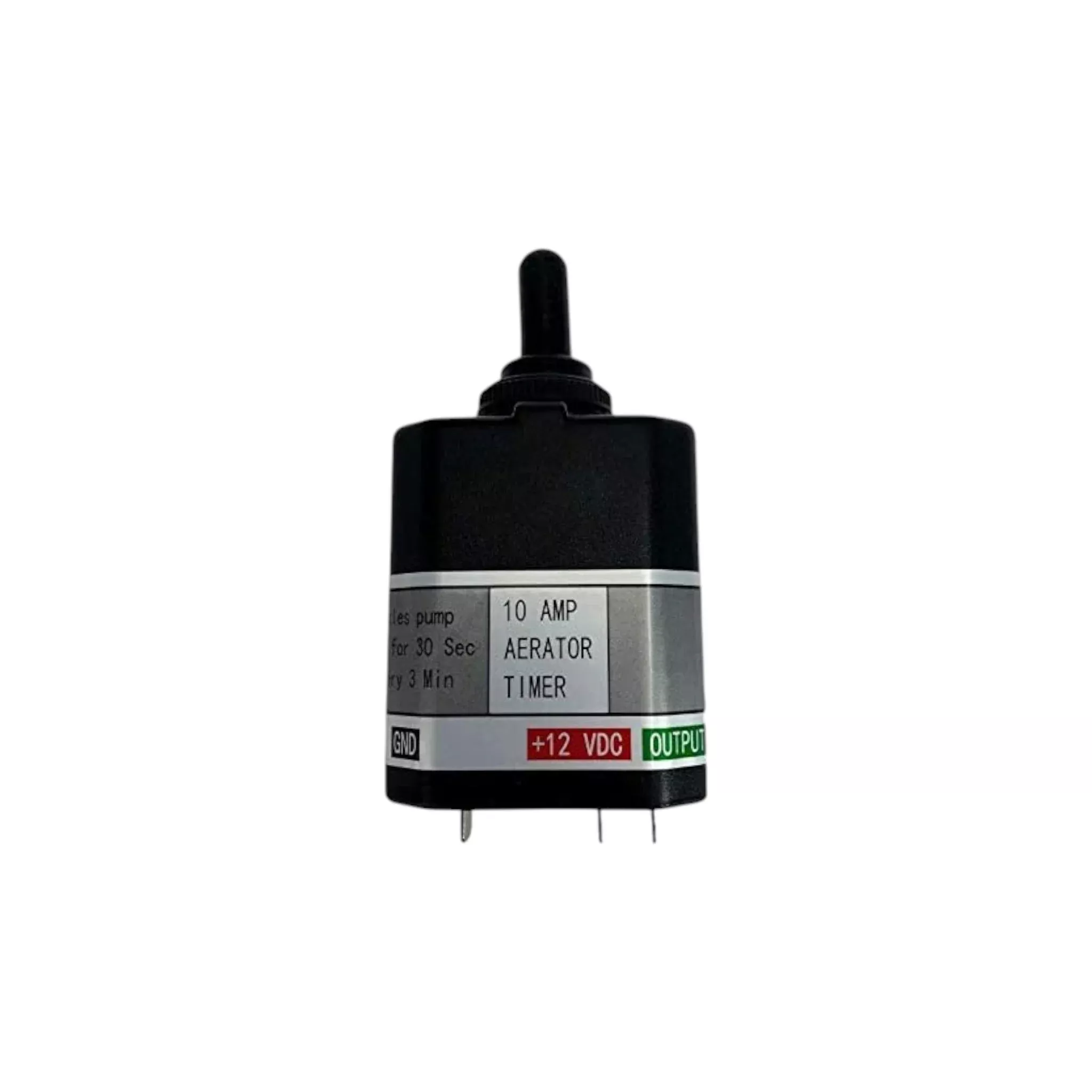 Pactrade Marine Boat Aerator Livewell Timer 10Amp 3Position Toggle 30Sec/3Mins.
