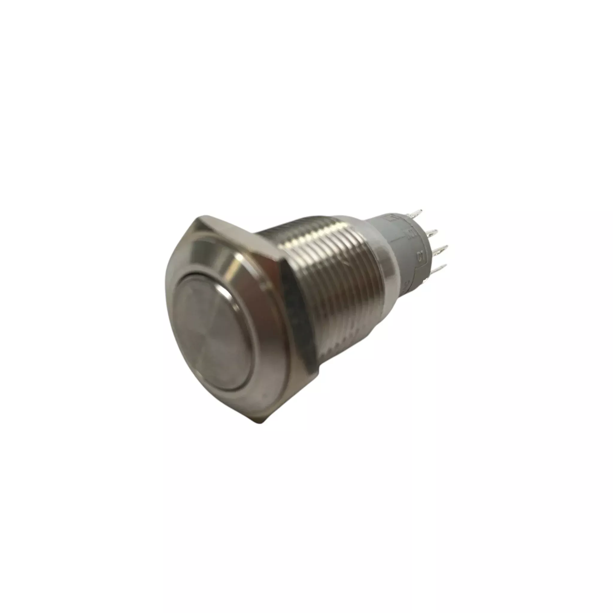 Pactrade Marine Boat Car Trailer SS304 On-Off Push Switch Button with Nut 12VDC 3A