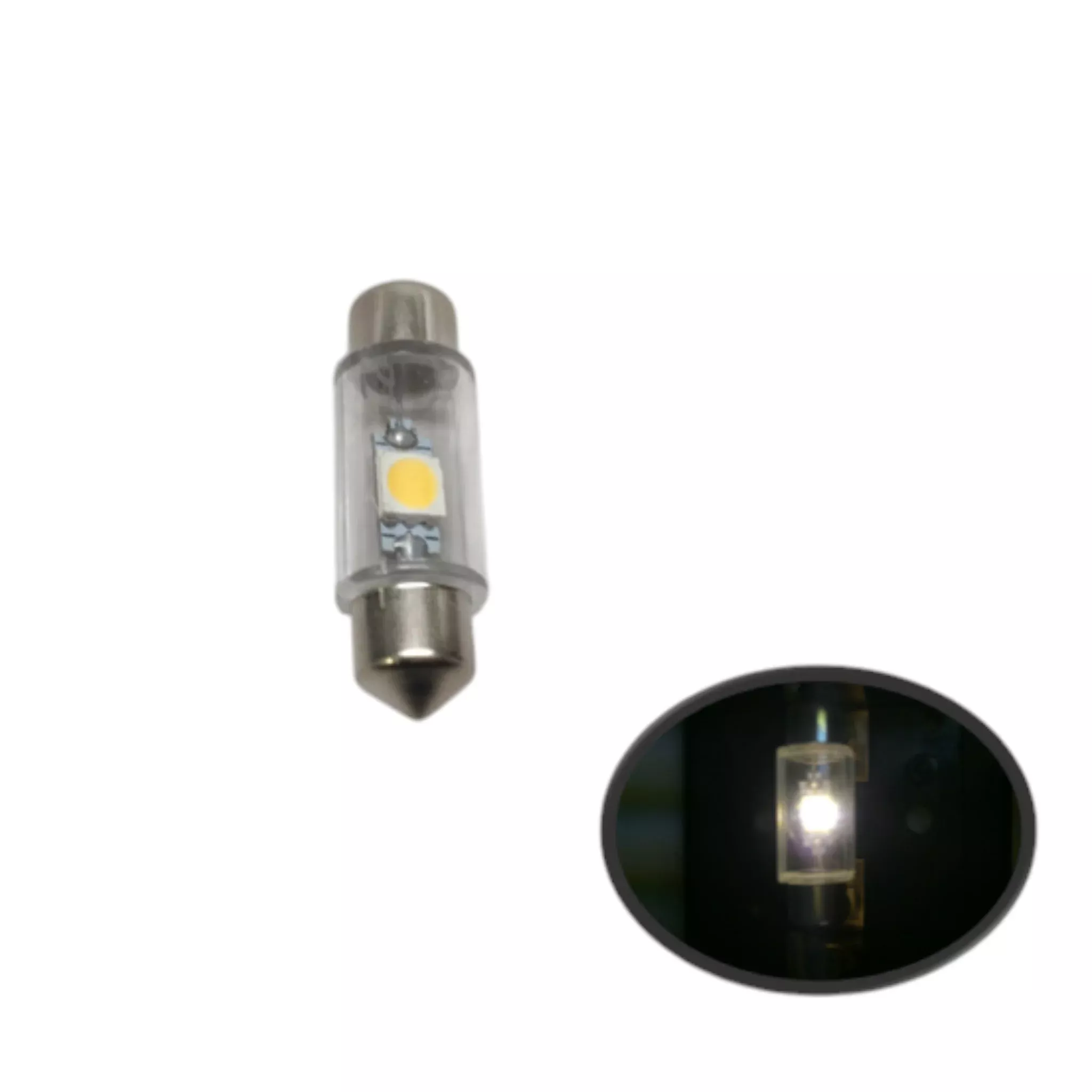 Pactrade Marine Boat Part LED 1 Bulb Festoon Type Cool White