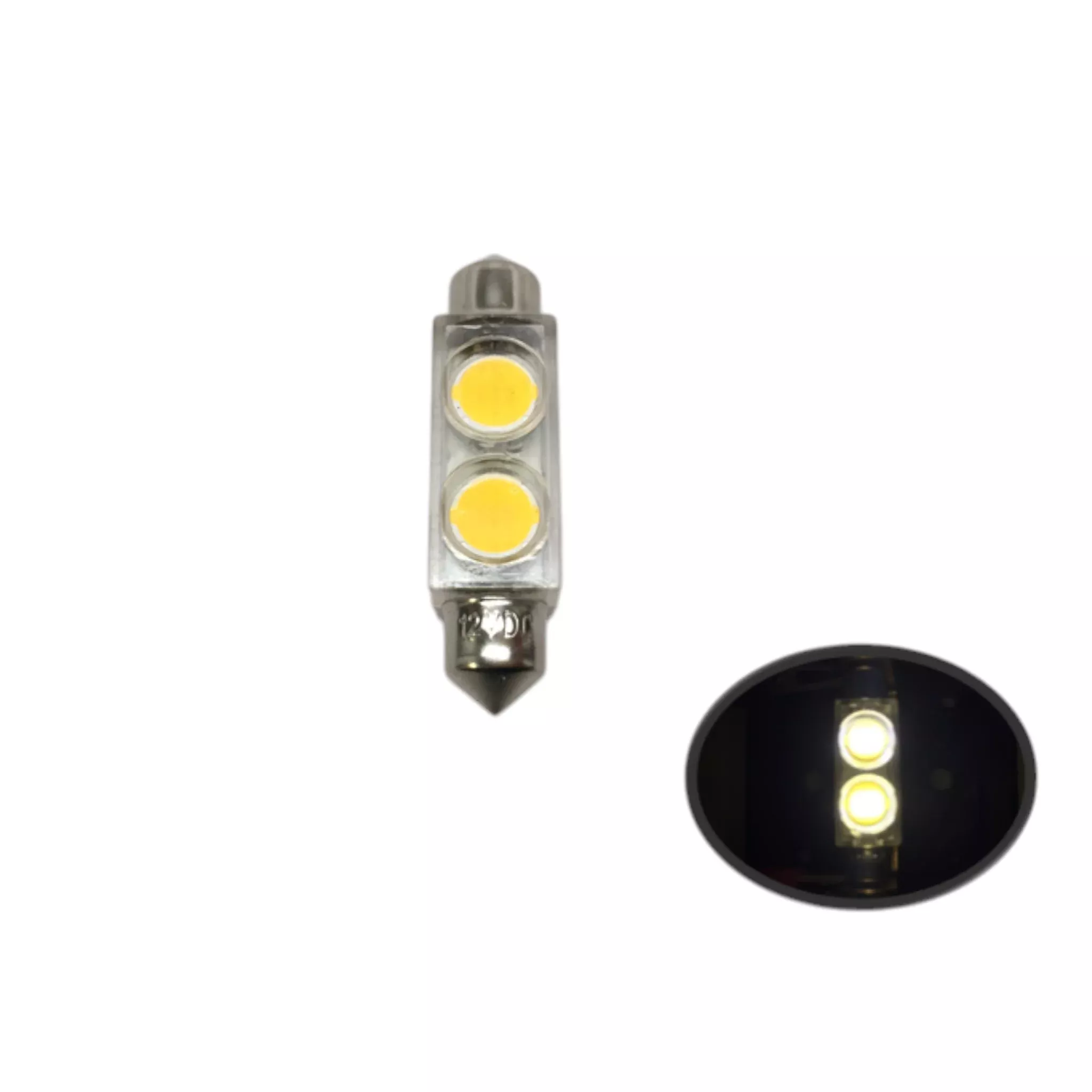 Pactrade Marine Boat Part LED 2 Bulb Festoon Type Cool White