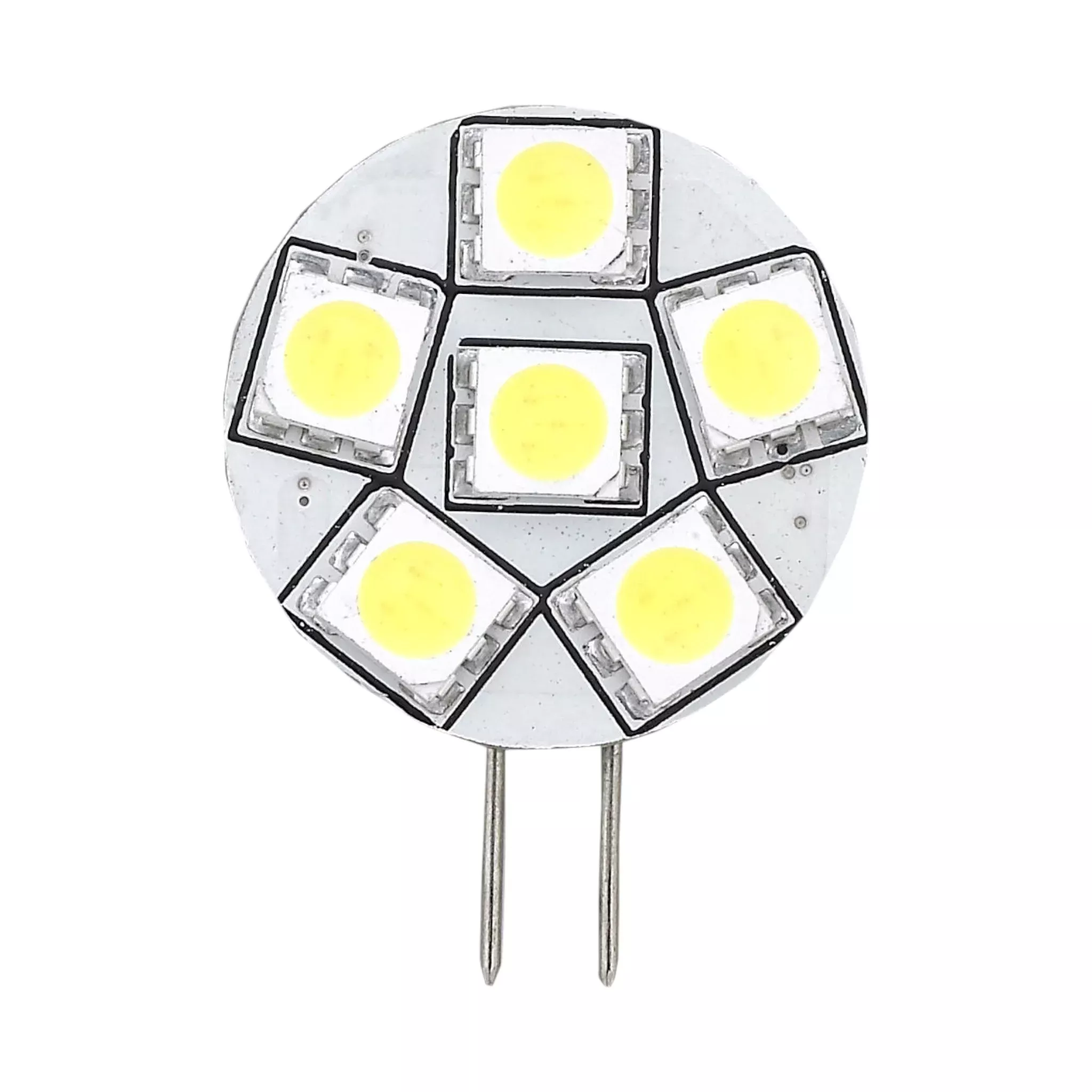 Pactrade Marine Boat Part LED Bulb G4 Type Warm White Side Pin 23MM Diameter