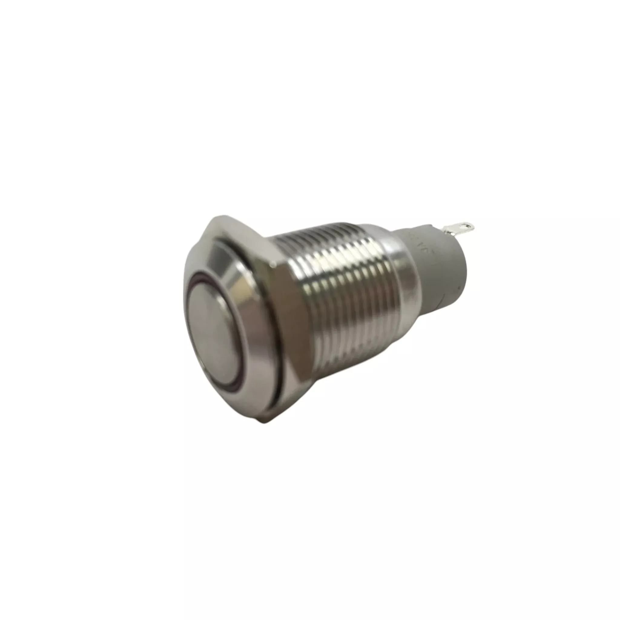 Pactrade Marine Boat SS304 Red LED Ultra Flush Light On-Off Push Switch Ring Button